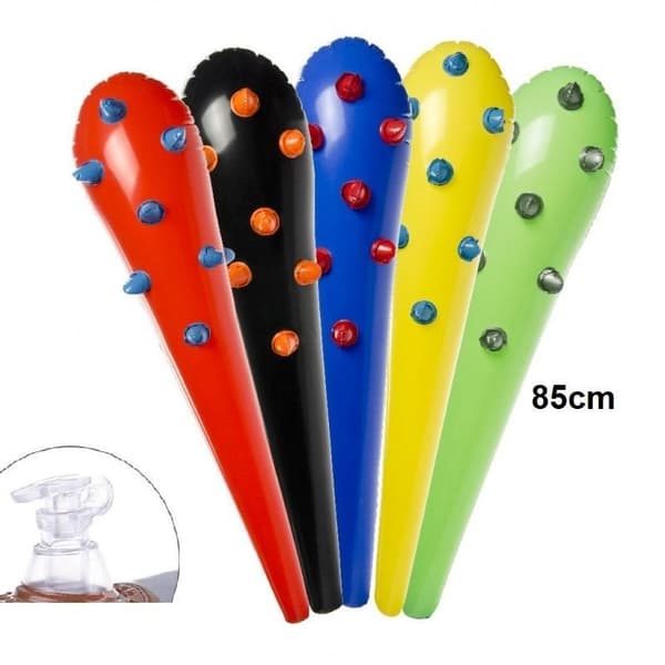 Uppblåsbart Caveman fladdermus Barnleksak 85cm Red