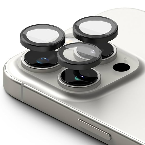 3-Pack - iPhone 17 Pro - 9H kameraskyddsglas Transparent