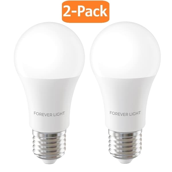 [2-PACK] Forever Light LED E27 A65 Glödlampa 17W 2100lm 3000K Varmvit 130W Ekvivalent Vit
