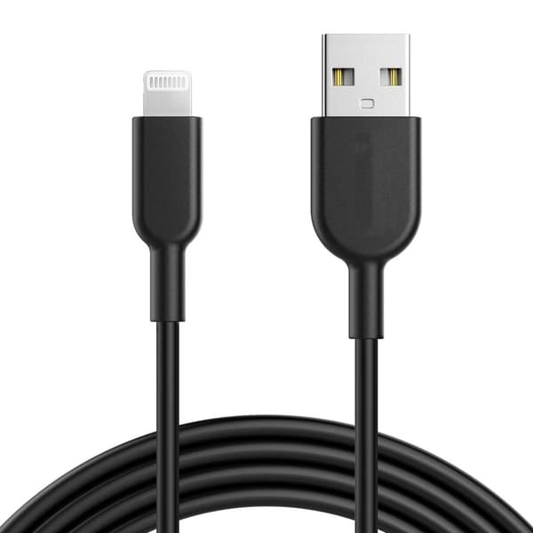 iPhone Snabbladdning Lightning kabel för iPhone / iPad - 3m Svart