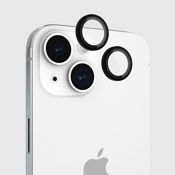 2-Pack - iPhone 15 / 15 Plus - 9H kameraskyddsglas Transparent