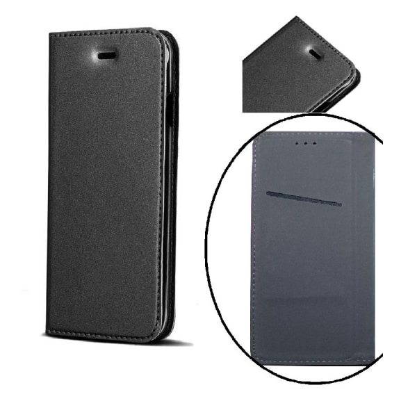 Huawei P10 Lite - Smart Premium -lompakkokotelo - musta Black