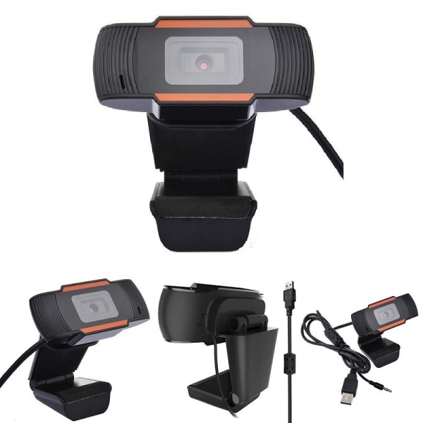 Setty USB Digital Webbkamera med Mikrofon Svart Black
