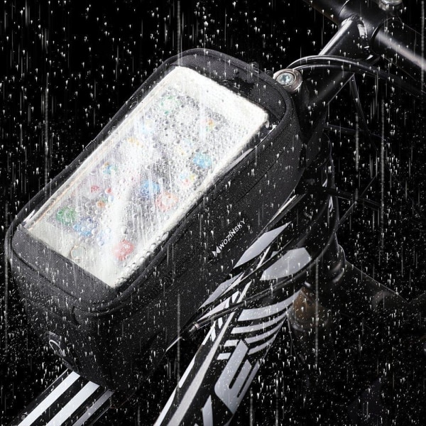 Mobiltelefonholder til MC, knallert, Cykel Vandtæt Universal -XL Black