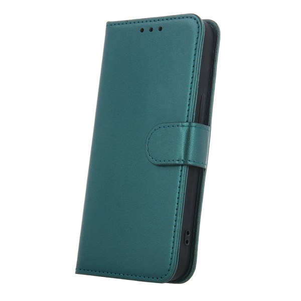 Samsung Galaxy A14 / A14 5G - Fodral Mobilplånbok Mörkgrön Dark green