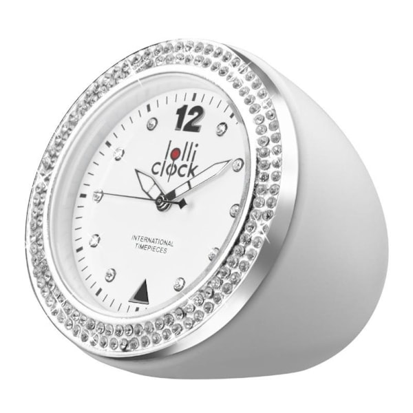 LOLLICLOCK Vuorikristalli White