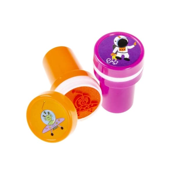 6 erilaista postimerkkiä lapsille Itsevärjätyt postimerkit Multicolor
