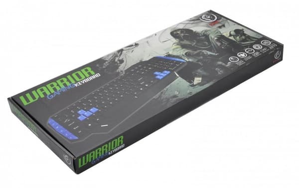 Rebeltec Warrior Gaming Keyboard med 12 Multimedia Keys Black