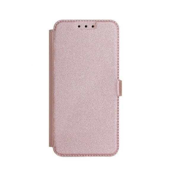 Samsung Galaxy J6 (2018) Smart Pocket Mobile Wallet - Rose Gold Pink gold