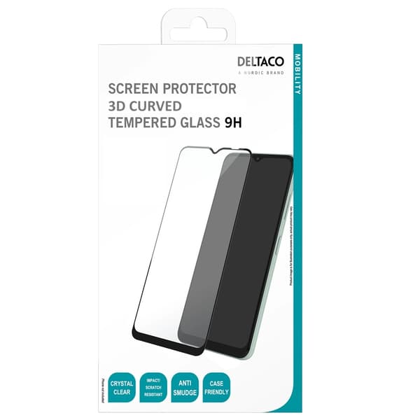 Huawei P30 Pro - Deltaco Curved 9H Härdat Glas – 3D Full Coverage Transparent