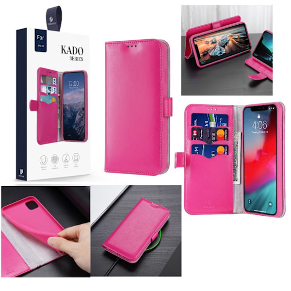 iPhone 11 Pro - Dux Ducis Kado Fodralplånbok - Rosa Rosa