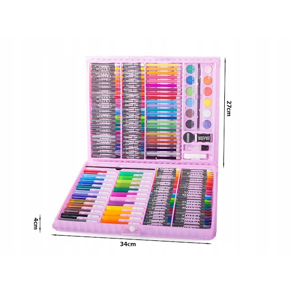 168st  Multifunktionell Super Art Set måla /Playcolor/Färgkritor Multicolor
