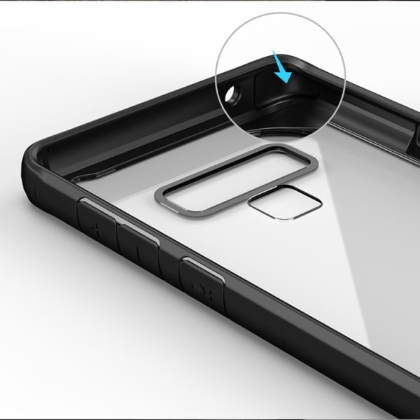 Samsung Galaxy Note 9 - iPaky Gel putoamista estävä suojakotelo Transparent