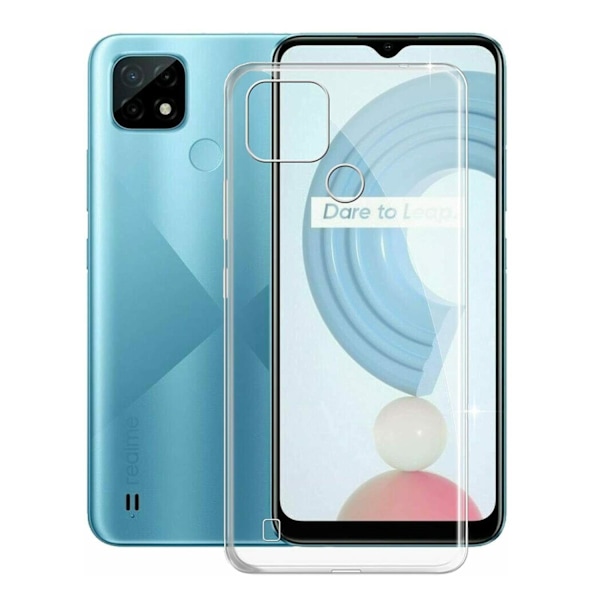 Realme C21 - Gennemsigtig blød TPU Slim Shell Transparent