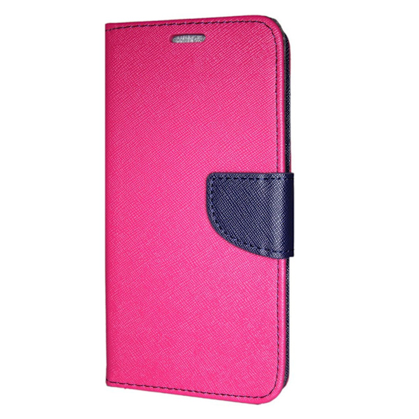 iPhone X / XS - Smart Fancy Flip Case Mobilplånbok - Rosa Pink