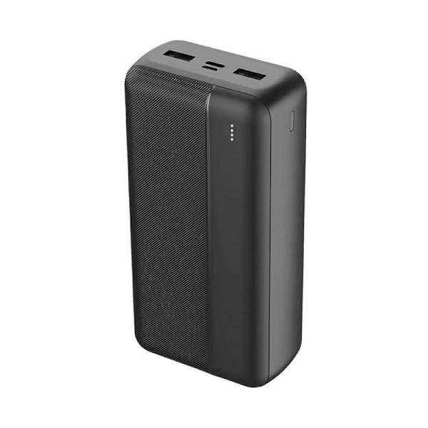 30000mAh Maxlife Powerbank 12W Hög kapacitet MXPB-02 - Svart Svart