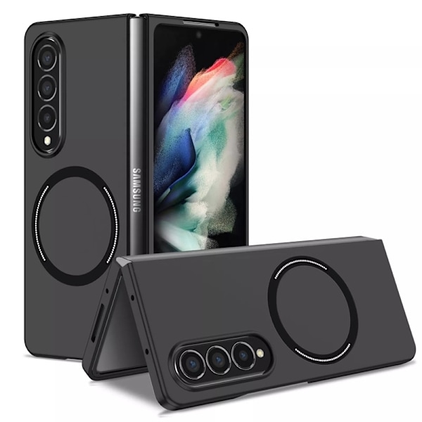 Samsung Galaxy Z Fold 4 - MagSafe Kompatibelt TPU Skal, Tunt & Stötsäkert Skydd Svart Black