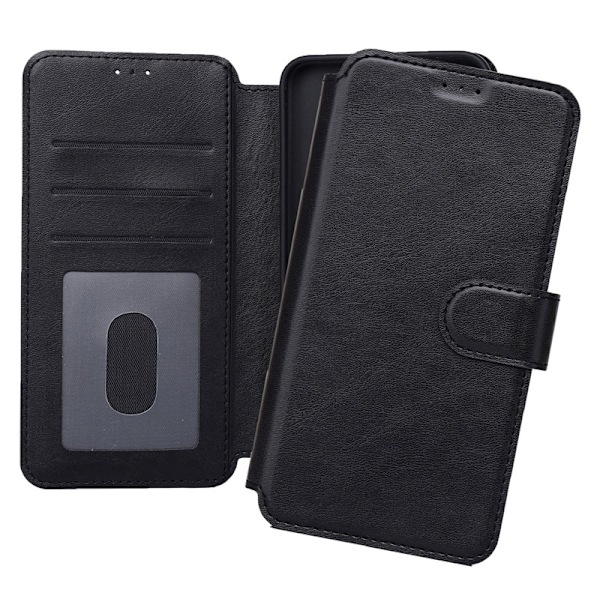 Motorola Moto G24 / G04 / E14 - Smart Valvet Mobilplånbok Svart Svart