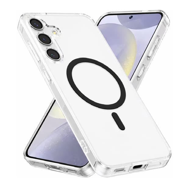 Samsung Galaxy S26 Plus - MagSafe Extra Stöttåligt Bumper Skal Transparent