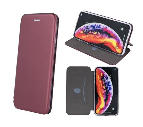 Samsung Galaxy A10 - Smart Diva Fodral Mobilplånbok - Vinröd Vin, röd