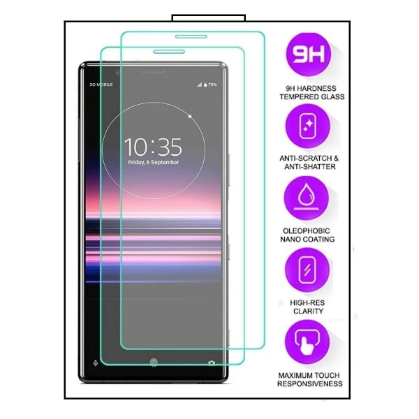 2-Pack Sony Xperia 1 III - Härdat Glas Tempered Glass Transparent