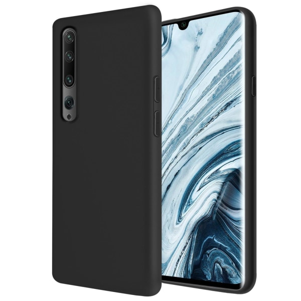 Xiaomi Mi 10 - Silicon TPU pehmeä kansi - musta Black