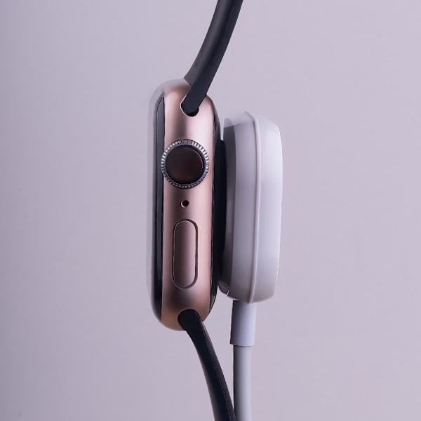 Apple Watch Kompatibel 3W Magnetic Trådlös laddare - FOREVER White