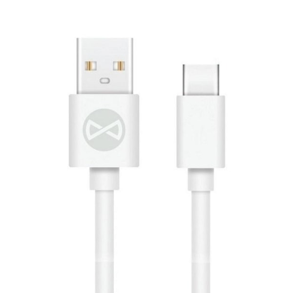 Hurtig opladning USB-C kabel/oplader/Dataoverførsel Hvid White