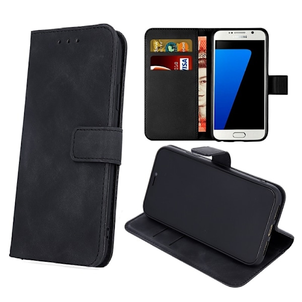 Samsung Galaxy S21 / S21 5G - Book Case Fodral Mobilplånbok Svart Black