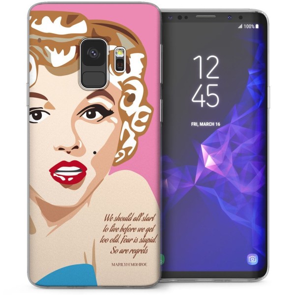 Samsung Galaxy S9 - Caseflex Elegant Skal Bakstycket Pink