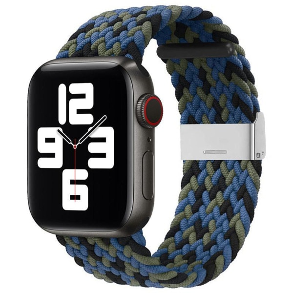 Rannekoru Punottu kangas Apple Watch 7/6 / SE / 5/4/3/2 (41/40/38) mm Light blue