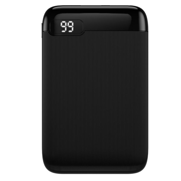 Setty 5000mAh Powerbank LCD til mobiltelefoner og tablets Black