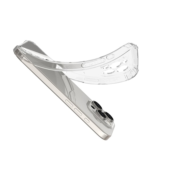iPhone 16 Plus - Bumper Extra Stöttåligt Slim Mjuk Skal Transparent