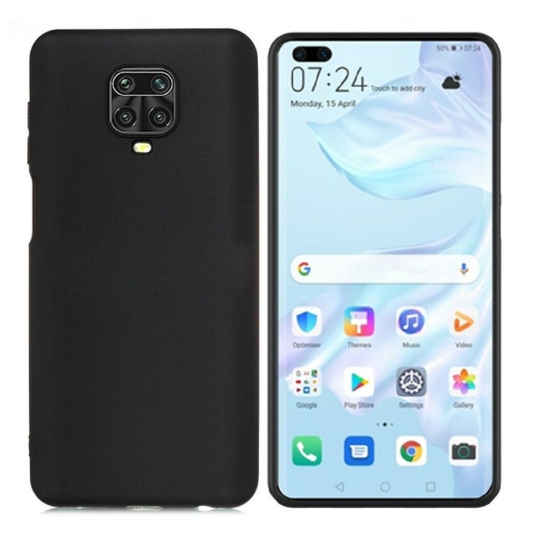 Redmi Note 9 Pro / Redmi Note 9S - Silicon TPU Mjuk Skal - Svart Svart