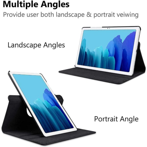 Samsung Galaxy Tab A7 Lite 8,7" kotelo 360° kääntyvä - musta Black