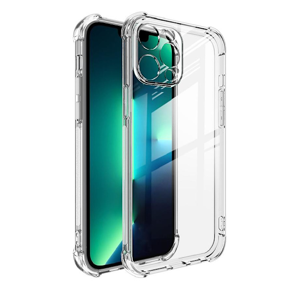 iPhone 14 Pro - Bumper Extra Stöttåligt Slim Mjuk Skal Transparent