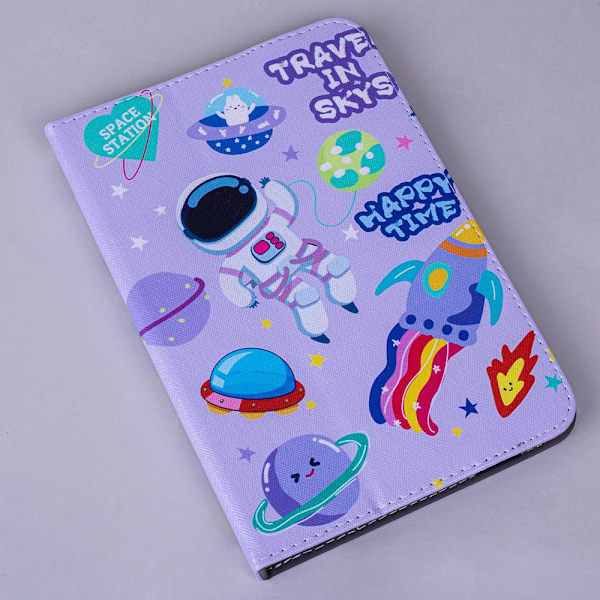 Universal Flip Case til 9-10,2" tablets - Space Stati Multicolor