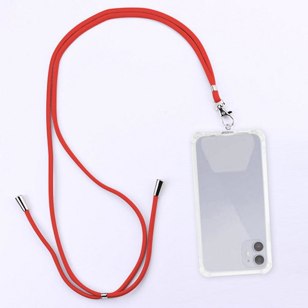 Universal Crossbody Nylon Patch Halsrem Snorreb til Mob Red