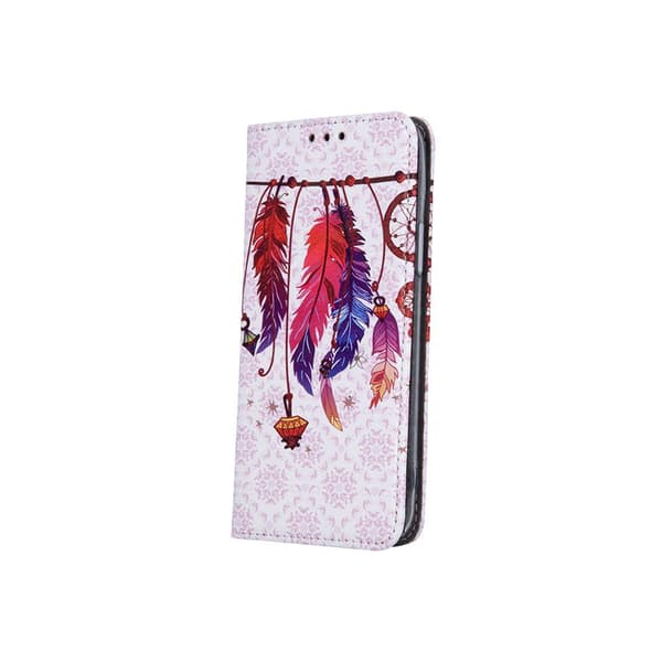 iPhone SE 2022 / SE 2020 / 7 / 8 - Smart Trendy Mobilplånbok - Boho4 White