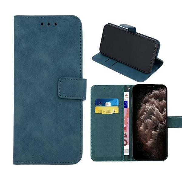 Xiaomi 12 5G - Book Case Fodral Mobilplånbok Mörkgrön Dark green