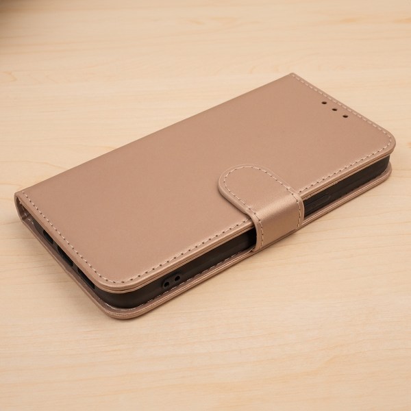 Xiaomi Redmi 12 4G / 12 5G Smart Classic Mobilplånbok Guld Guld