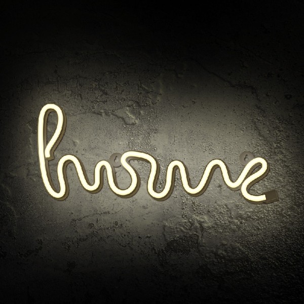 Neon LED HOME Batteri + USB Forever Light varm vit Warm white