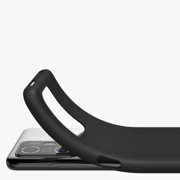 Xiaomi 11T / 11T Pro 5G - Matt TPU blødt cover - Sort Black