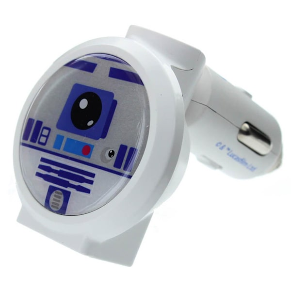 Star Wars Billaddare 2,1 Amp - 2 x USB White