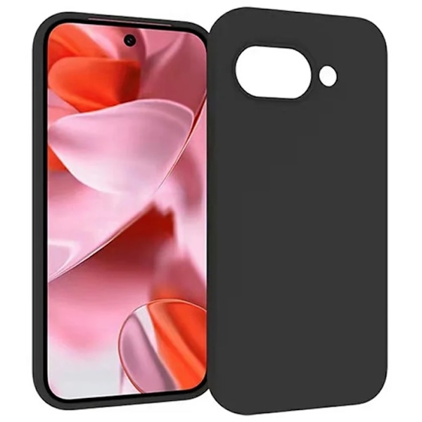 Google Pixel 9a - Matt TPU Mjuk Skal - Svart Svart