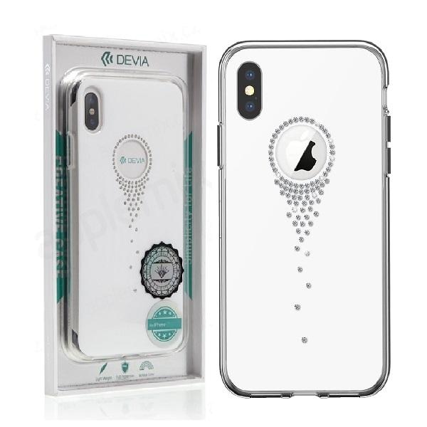 iPhone XR - DEVIA Angel Tears Series TPU Skal - Vit Transparent