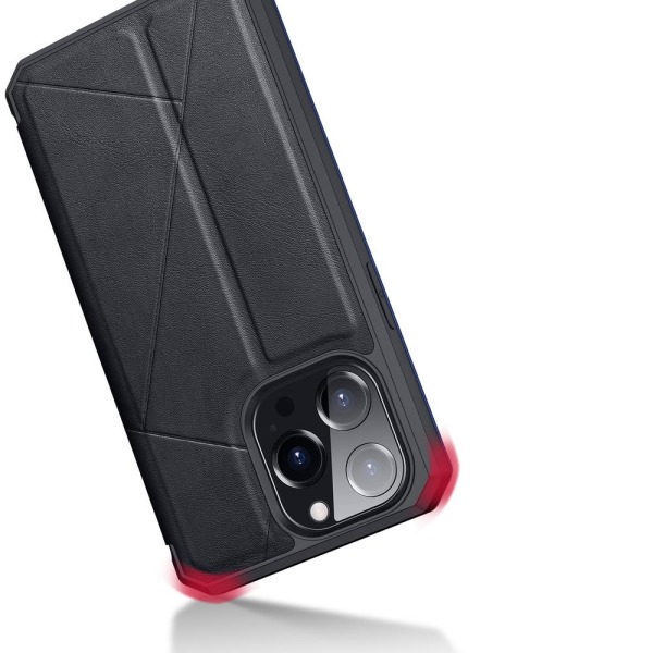 iPhone 13 Pro Max - Dux DUCIS Iskunkestävä mobiililompakko - musta Black
