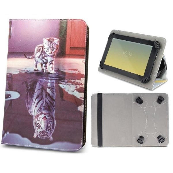 Universal Flip Case til 7"-8" tablets - Little Tiger Grey