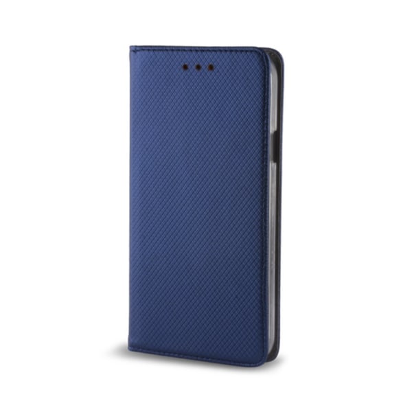 iPhone X / XS - Smart Magnet Flip Case Mobilplånbok - Marinblå Marine blue