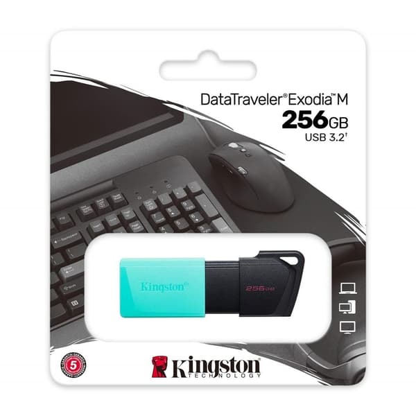 256GB Kingston Exodia USB 3.2 USB-minne Pendrive Green